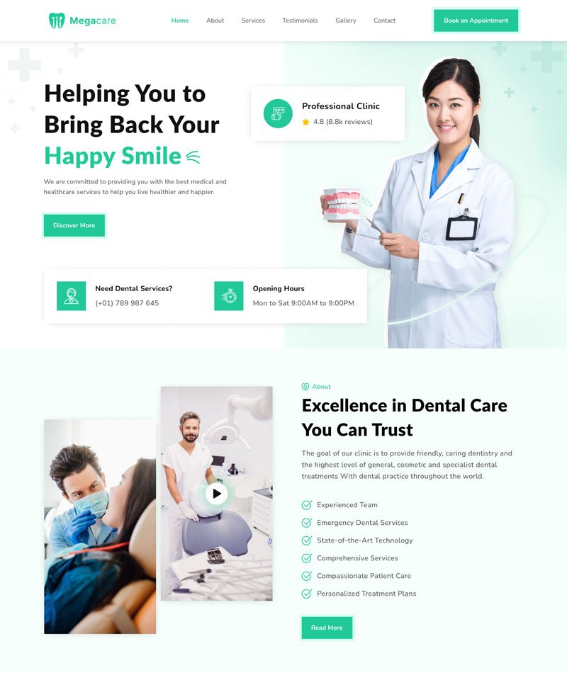Dental Pro – Dentist Website
