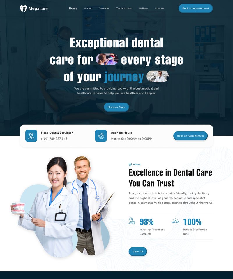 Dentistry – Dark Theme